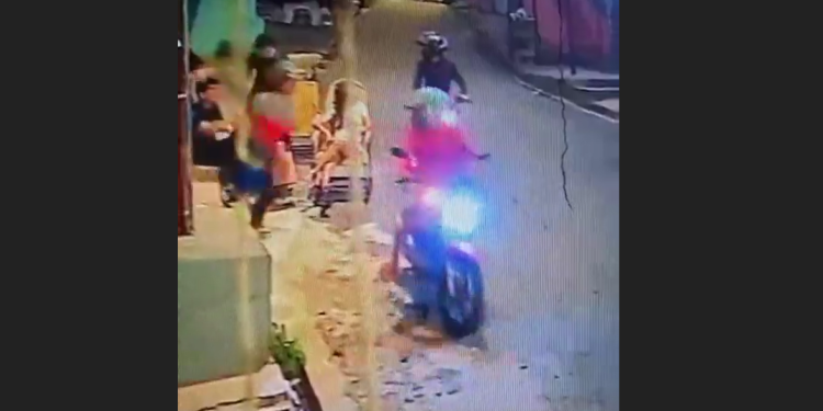 A Polícia Civil informou que as imagens serão utilizadas para identificar tanto os assaltantes quanto o autor dos disparos. Foto: Reprodução