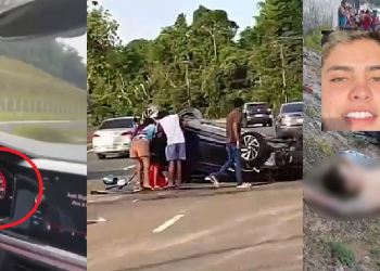 O veículo é de Renan Maciel da Silva, atualmente hospitalizado. Foto: Reprodução