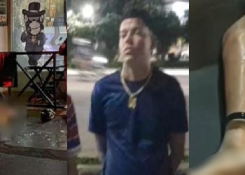 O corpo do rapaz foi reconhecido pela própria mãe que esteve na cena do crime logo depois. Foto: Reprodução