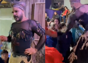 A briga depois foi generalizada. Foto: Reprodução