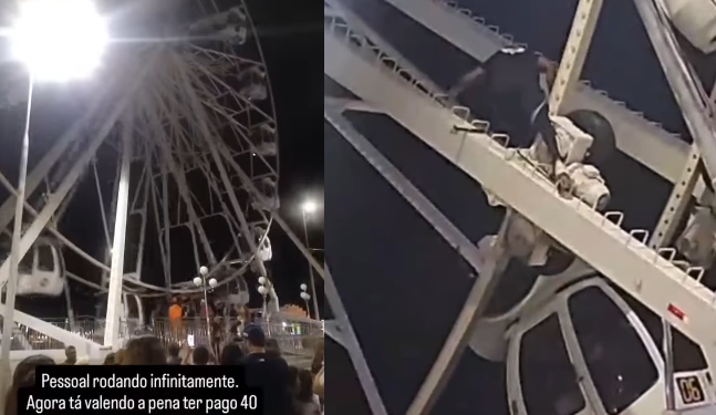 Bombeiros foram acionados para retirar as pessoas que já estavam em pânico. Foto: Reprodução