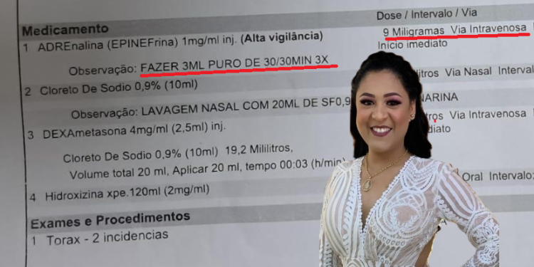 Juliana Brasil Santos atendeu a criança como pediatra, mas não tem especialidade. Foto: Reprodução