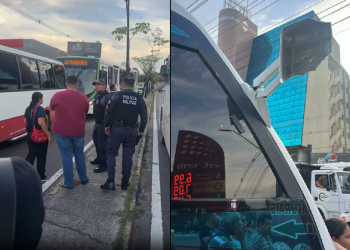 A situação foi controlada com a chegada de uma equipe policial que transitava na área. Foto: Reprodução