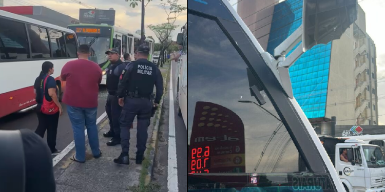 A situação foi controlada com a chegada de uma equipe policial que transitava na área. Foto: Reprodução