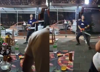 Cenas do incidente, registradas em vídeo por testemunhas, viralizaram nas redes sociais. Foto: Reprodução