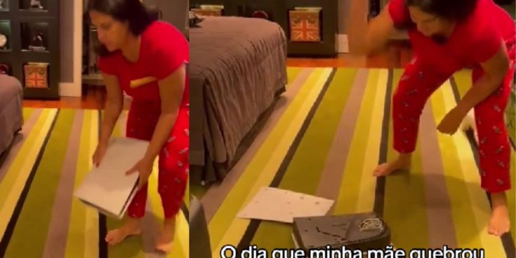 Vídeo: Mãe quebra PS5 do filho após ser chamada de 'velha e filha da put4'