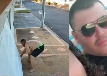 Vídeo: Homem em surt0 invade casa da ex-cunhada com fac4 e acaba m0rt0 pela PM