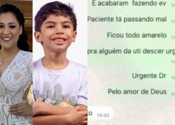 Veja: Prints revelam desespero de médica após erro na prescrição a menino de 6 anos: 'me ajudaaaa'