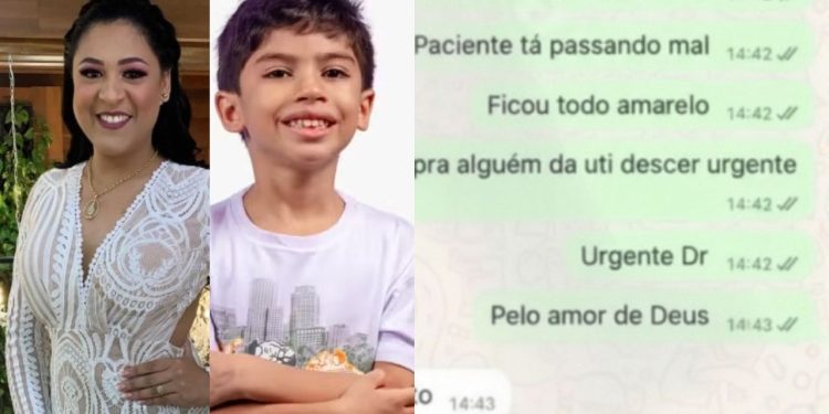 Veja: Prints revelam desespero de médica após erro na prescrição a menino de 6 anos: 'me ajudaaaa'