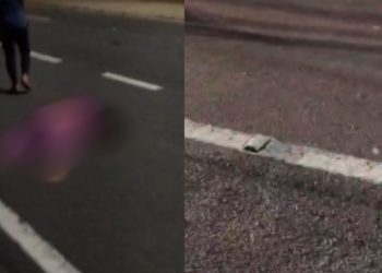 Mulher m0rr3 após ser atr0pel4da enquanto atravessava a AM-070