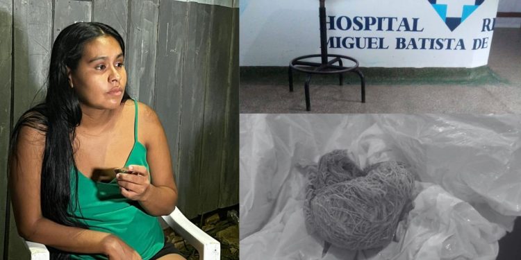 Mulher denuncia hospital após parto com gaze esquecida dentro do corpo no AM