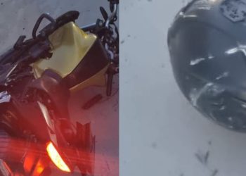 Haitiano m0rr3 após perder controle de moto na Avenida do Turismo