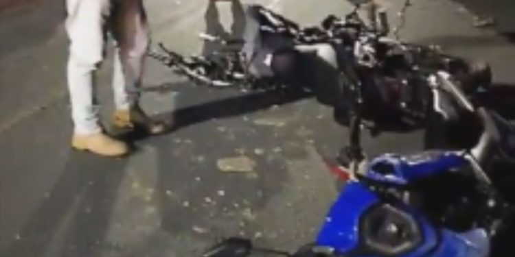 Vídeo: Três pessoas ficam ferid4s em c0lisão na Avenida Solimões e são socorridas pelo Samu