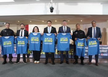 A audiência pública contou com a participação de autoridades nacionais e estaduais da área de segurança pública, parlamentares e representantes institucionais. Foto: Reprodução