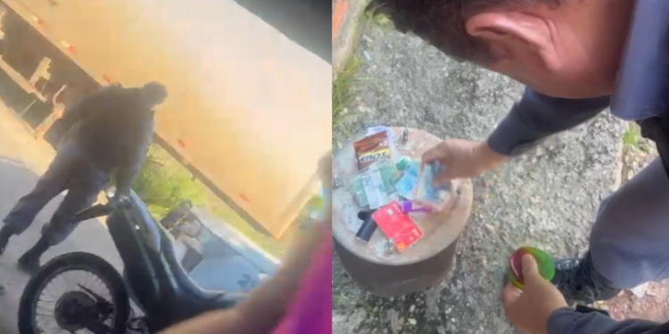 O fato ocorreu durante uma abordagem na tarde de quinta-feira (26). Foto: Reprodução