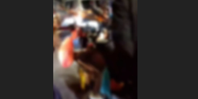 O Serviço de Atendimento Móvel de Urgência (Samu) foi acionado para o local e prestou os primeiros socorros. Foto: Reprodução