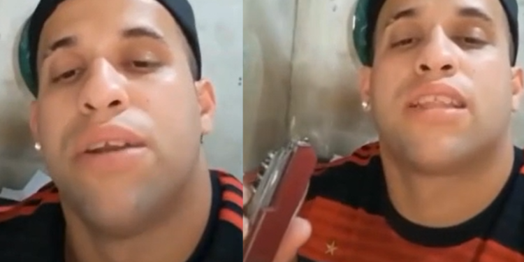 Nas imagens apreendidas, ele aparece falando de maneira calma ao mencionar atos de violência. Foto: Reprodução