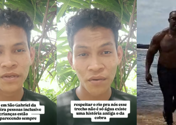 Libardo Martinez também pediu ao poder público sinalização no local. Foto: Reprodução