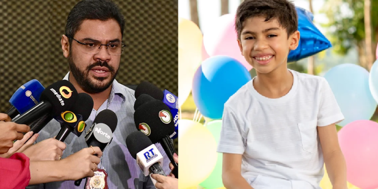 Delegado Marcelo Martins afirmou que Benício Xavier não teve chances de sobreviver. Foto: Reprodução