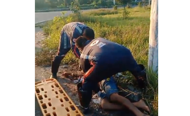 O fato ocorreu neste domingo (28). Foto: Reprodução