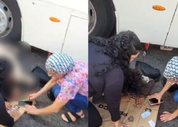 O acidente ocorreu na tarde desta quinta-feira (11). Foto: Reprodução