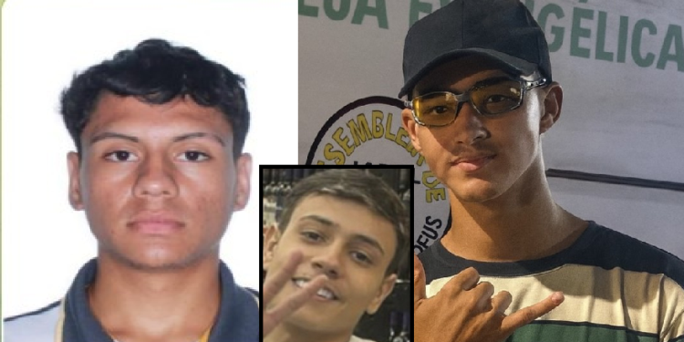 A vítima (foto no meio) se relacionava com uma menina que já tinha um namorado e que não sabia da traição. Foto: Reprodução