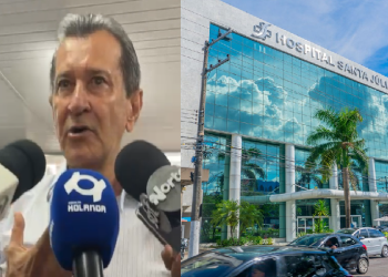 Edson Sarkis é médico e o dono do hospital. Ele prestou depoimento junto com os filhos, que são da administração. Foto: Reprodução