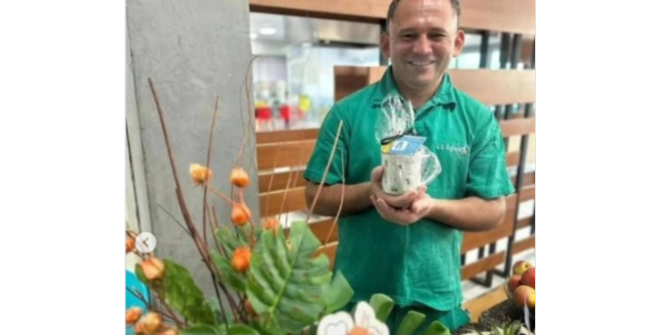 O equipamento havia sido construído e instalado recentemente com a função de descer lixo orgânico. Foto: Reprodução