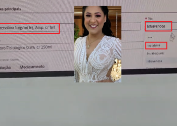 Um outro vídeo mostra que é possível, sim, marcar a opção inalatória e que sistema não muda. Foto: Reprodução