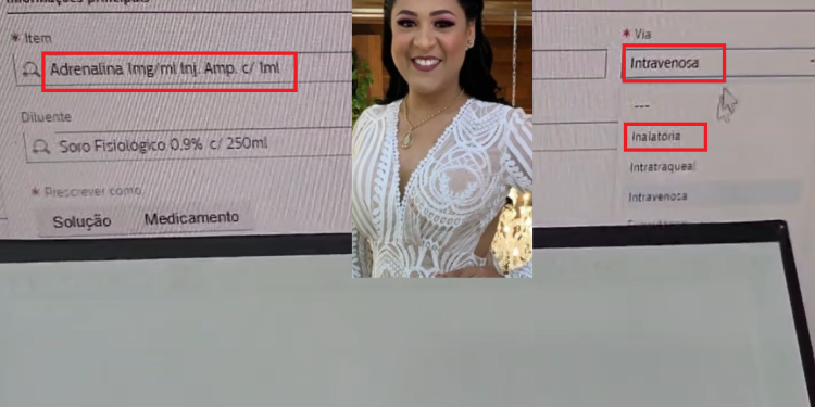 Um outro vídeo mostra que é possível, sim, marcar a opção inalatória e que sistema não muda. Foto: Reprodução