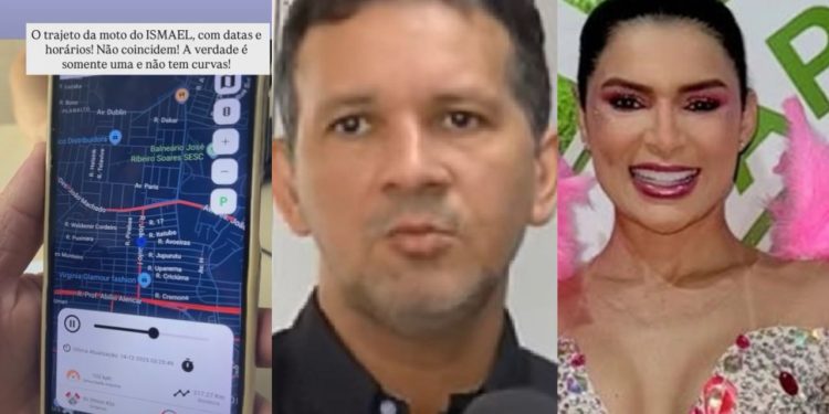 Veja: Defesa divulga trajeto do GPS do motociclista da 99 e contesta relato da musa da Aparecida