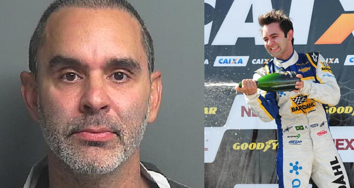 Após a detenção, o ex-piloto foi levado à cadeia do condado de Montgomery, onde pagou fiança e foi liberado. Foto: Reprodução