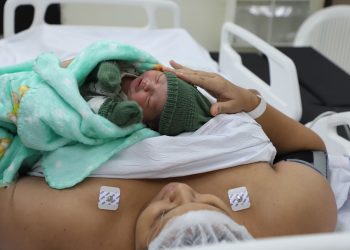 Pedro Henrique veio ao mundo à 0h08, de parto cesariano, pesando 3,5 quilos. Foto: Divulgação/Carlos Gonçalves e Jaddy Nascimento