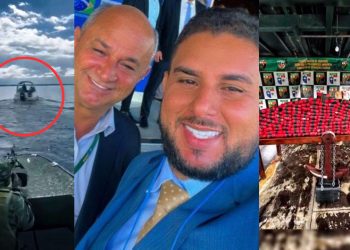 Lancha de Frederico Júnior, ex-prefeito de Novo Airão, e do filho é apreendida com 193 tabletes de dr0g4s no Rio Negro