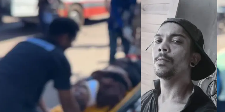 A colisão ocorreu na rua Cel. Jorge Teixeira, no bairro Israel, envolvendo duas motocicletas. Foto: Reprodução