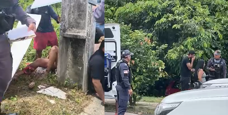 O condutor, que saiu ileso, foi detido no local. Foto: Reprodução