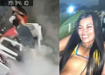 Novo vídeo mostra vigilante agredindo Alana com tapa antes de ela ser m0rt4 a tiro0 em Manaus