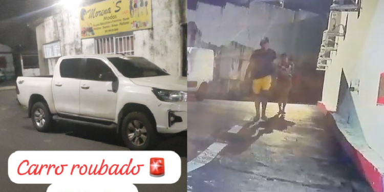 A ação foi registrada por câmeras de segurança do local. Foto: Reprodução