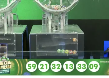 Números sorteados foram 09 - 13 - 21 - 32 - 33 - 59. Foto: Reprodução