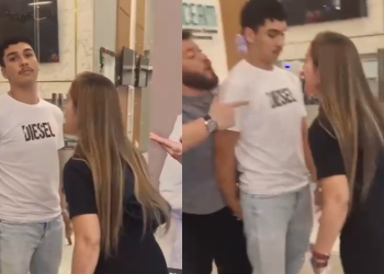 No mesmo dia, a policial se envolveu em duas confusões diferentes, todas registradas. Foto: Reprodução