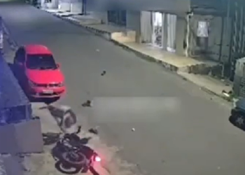 O condutor da segunda motocicleta ainda não foi identificado. Foto: Reprodução