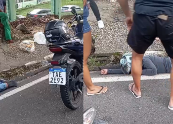 O acidente ocorreu na tarde desta quarta-feira (13). Foto: Reprodução