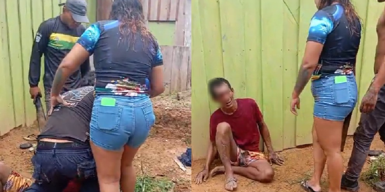 Nas imagens, é possível ouvir a irmã afirmar que acionou a polícia. Foto: Reprodução