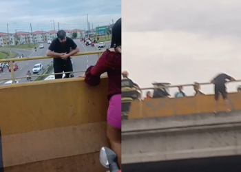 O caso ocorreu de manhã, nesta segunda-feira (26). Foto: Reprodução