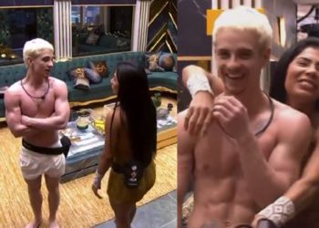 Juliano Floss e Marciele Alburquerque selam trégua após briga desde o Sincerão; vídeo