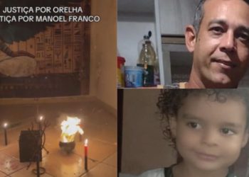 Vídeo: Homem faz macumba por justiça por Manoel, de 3 anos, ass4ssin4d0 pelo pai em Manaus