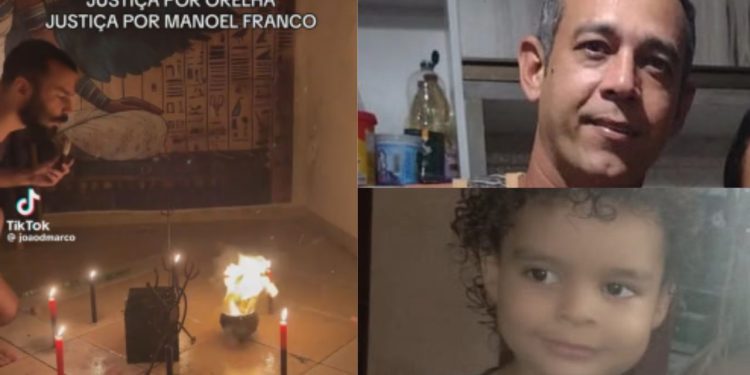 Vídeo: Homem faz macumba por justiça por Manoel, de 3 anos, ass4ssin4d0 pelo pai em Manaus