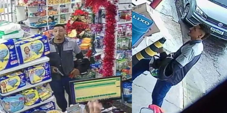 Homem armado invade drogaria, rende funcionário e foge após ass4lto na Praça 14
