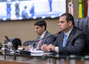 O deputado estadual Roberto Cidade (UB), presidente da Assembleia Legislativa do Amazonas (Aleam), apresentou o Projeto de Lei n° 04/2026. Foto: Rodrigo Brelaz