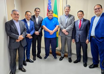 Encontro reuniu diretores da instituição financeira e tratou de relacionamento institucional na Casa Legislativa. Foto: Divulgação/Dicom